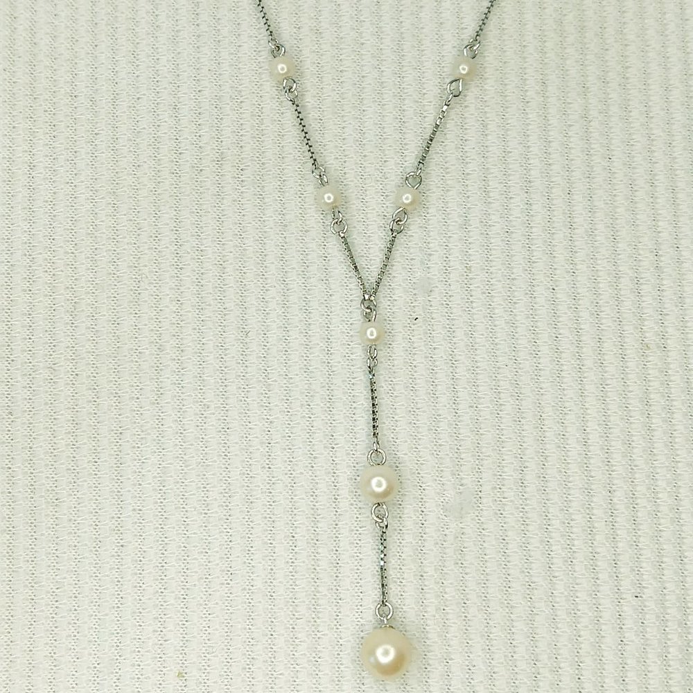 Nadri Pearl Drop Necklace Nwot